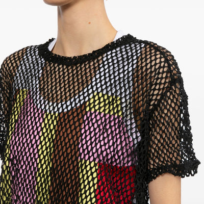 Comme Comme Open-knit t-shirt