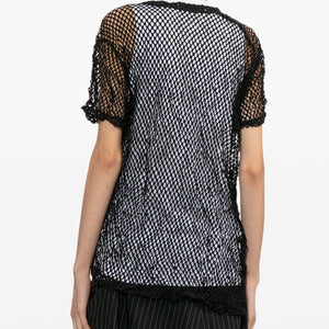 Comme Comme Open-knit t-shirt
