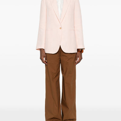 Forte Forte Linen single-breasted jacket