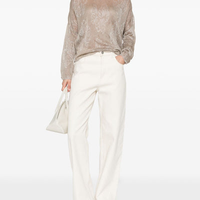 Emporio Armani Embroidered crewneck sweater