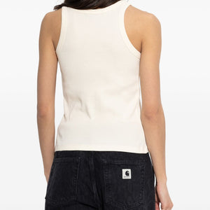Maison Kitsuné Maison KitsunÃ© Logo cotton tank top