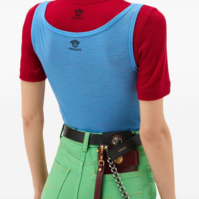 Versace Medusa wool tank top
