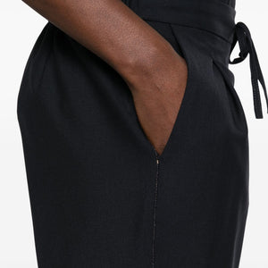 Fabiana Filippi Wool drawstring trousers