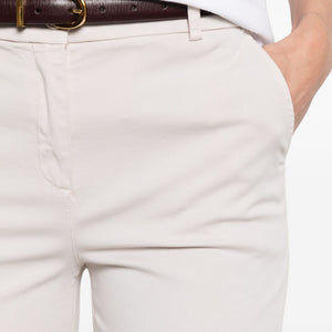 Via Masini 80 Cotton straight-leg trousers