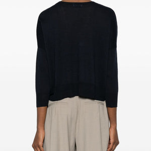 Base Linen and cotton blend sweater