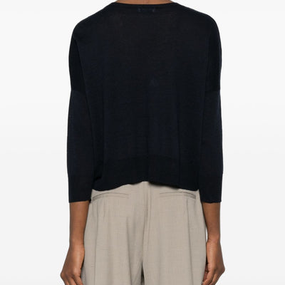 Base Linen and cotton blend sweater