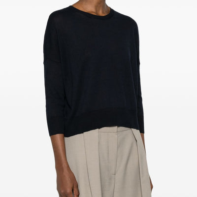 Base Linen and cotton blend sweater