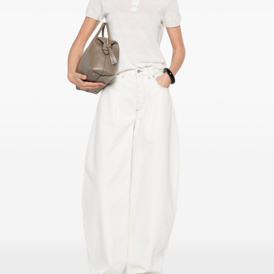 Base Linen and cotton blend t-shirt
