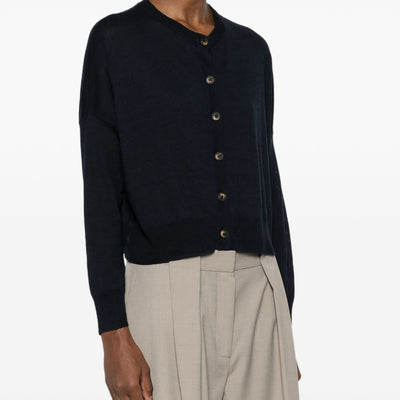 Base Linen and cotton blend cardigan