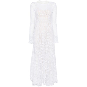Forte Forte V-back Lace long dress