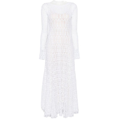Forte Forte V-back Lace long dress