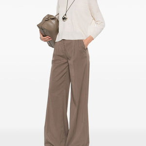 Via Masini 80 Linen blend trousers