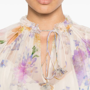 Zimmermann Luna printed blouse