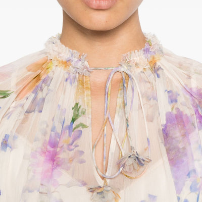 Zimmermann Luna printed blouse