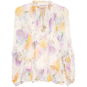 Zimmermann Luna printed blouse