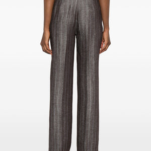 Via Masini 80 Pinstriped trousers