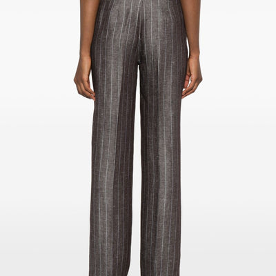 Via Masini 80 Pinstriped trousers