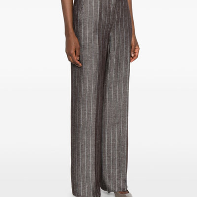 Via Masini 80 Pinstriped trousers