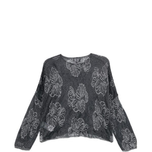 Emporio Armani Embroidered crewneck sweater