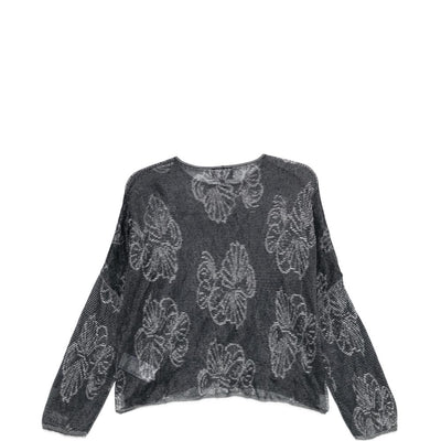 Emporio Armani Embroidered crewneck sweater
