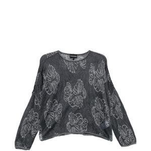 Emporio Armani Embroidered crewneck sweater