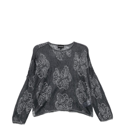 Emporio Armani Embroidered crewneck sweater