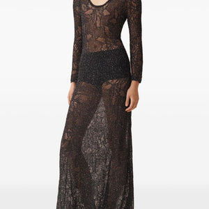 Fabiana Filippi Lace long dress