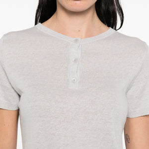 Base Linen and cotton blend t-shirt