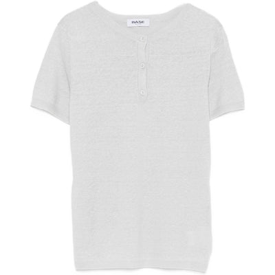 Base Linen and cotton blend t-shirt