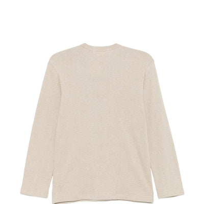 Comme Des Garcons Comme Des GarÃ§ons Linen and cotton blend t-shirt