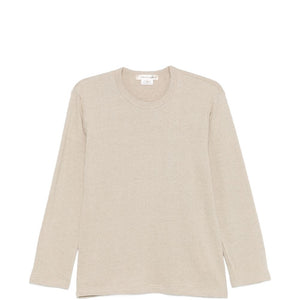 Comme Des Garcons Comme Des GarÃ§ons Linen and cotton blend t-shirt