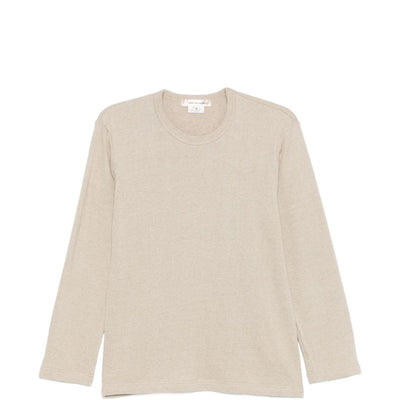 Comme Des Garcons Comme Des GarÃ§ons Linen and cotton blend t-shirt