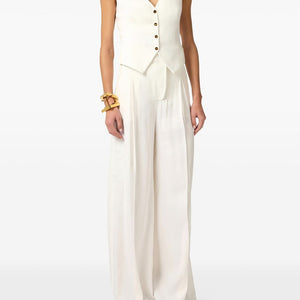 Elisabetta Franchi Linen blend vest