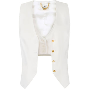 Elisabetta Franchi Linen blend vest