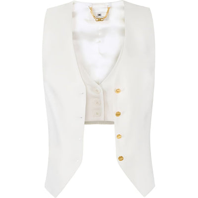 Elisabetta Franchi Linen blend vest