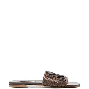 Casadei Leather flat sandals