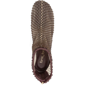 Forte Forte Strass mesh ankle boots