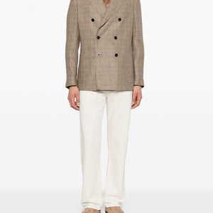 Boglioli Linen double-breasted jacket