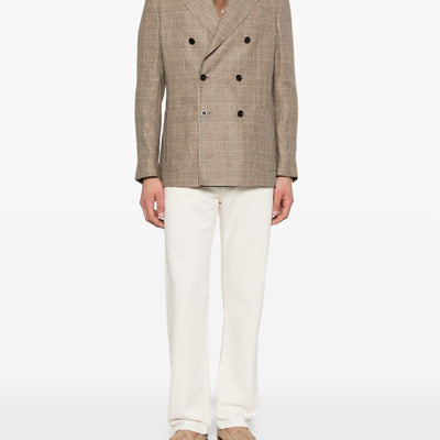Boglioli Linen double-breasted jacket