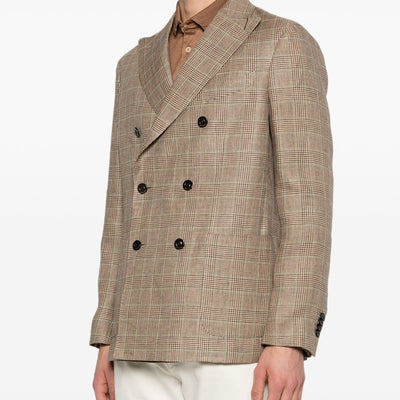 Boglioli Linen double-breasted jacket