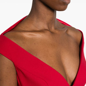Solace London V-neck sleeveless Monica midi dress