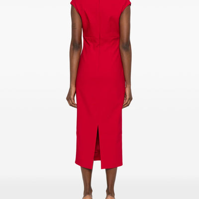 Solace London V-neck sleeveless Monica midi dress