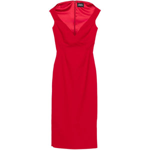 Solace London V-neck sleeveless Monica midi dress