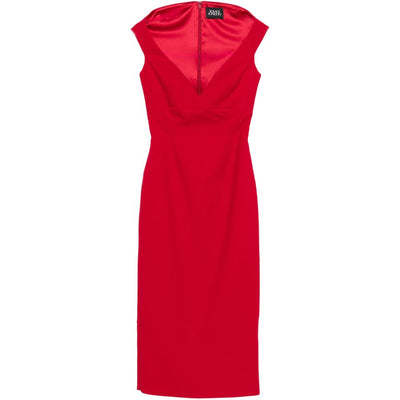 Solace London V-neck sleeveless Monica midi dress