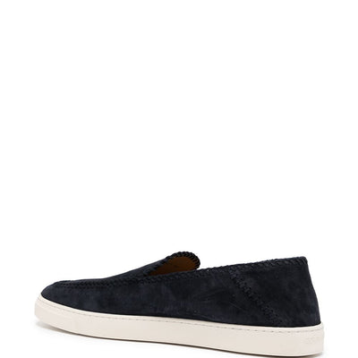 Giorgio Armani Leather slip-on sneakers