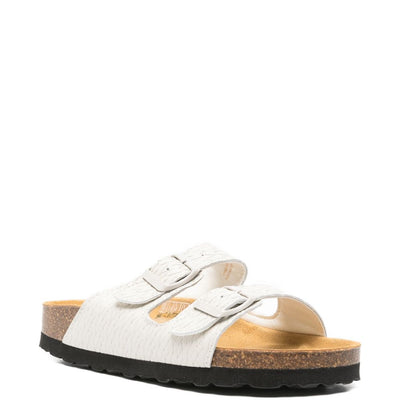 Woolrich Two Bands leather sandals
