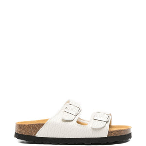 Woolrich Two Bands leather sandals