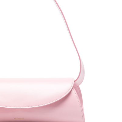 Jil Sander Cannolo small leather shoulder bag