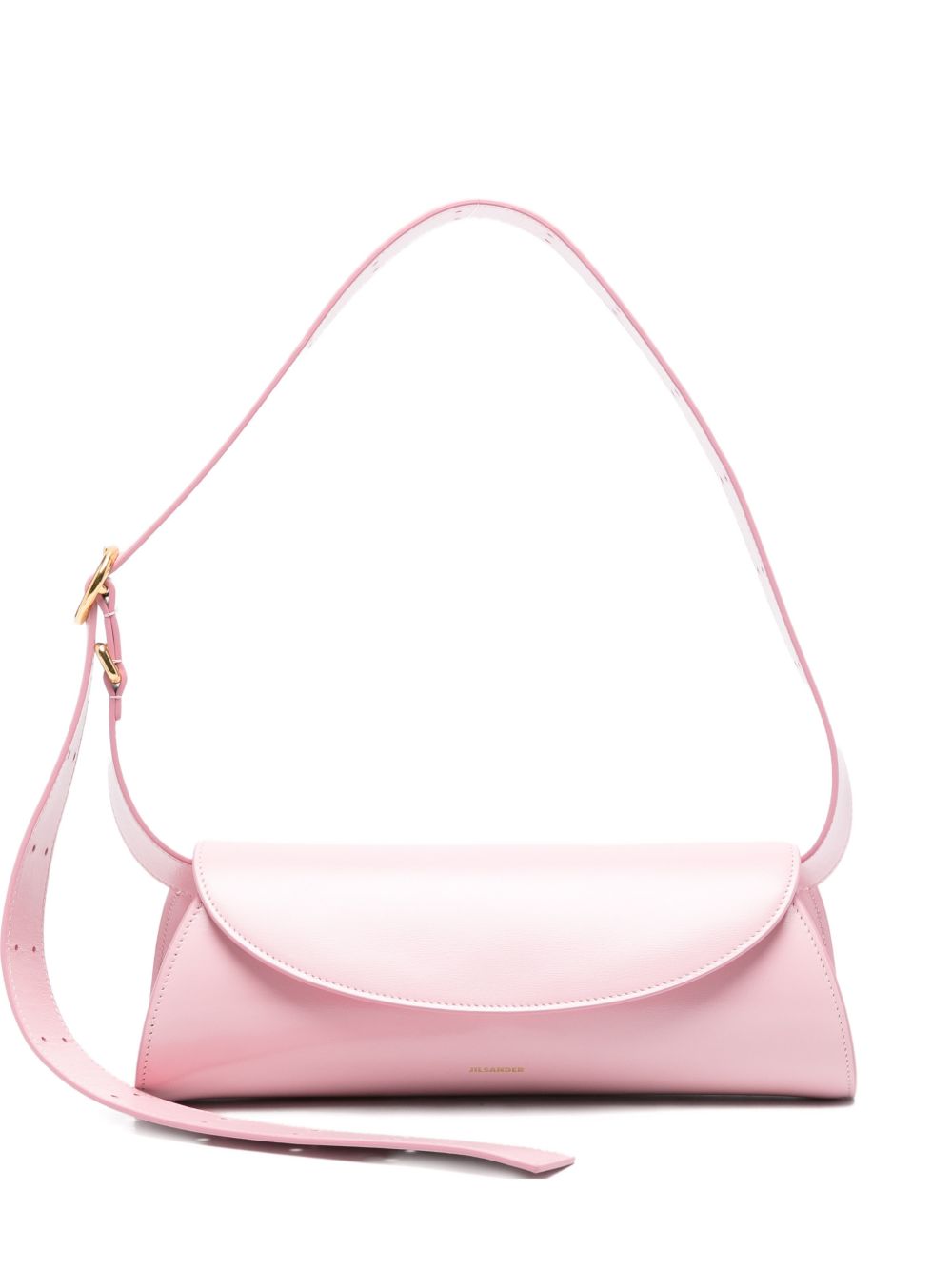 Jil Sander Cannolo small leather shoulder bag