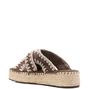 Mou Jute platform sandals